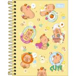 Caderno ou Caderneta Tilibra Capyclub Capa Dura 1/4 ou 1/8 - 80 Folhas