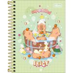 Caderno ou Caderneta Tilibra Capyclub Capa Dura 1/4 ou 1/8 - 80 Folhas
