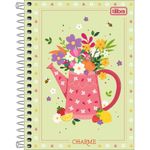 Caderneta Tilibra Charme Capa Dura 1/8 - 80 Folhas