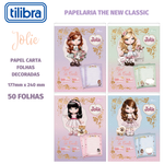 Papel de Carta Tilibra Jolie Caderno Colado - 50 Folhas