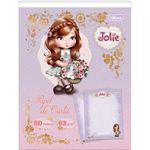 Papel de Carta Tilibra Jolie Caderno Colado - 50 Folhas