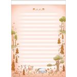 Papel de Carta Tilibra Ursinho Pooh Caderno Colado - 50 Folhas
