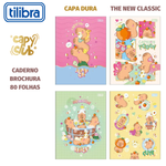 Caderno Tilibra Brochura Universitário Capyclub Capa Dura - 80 Folhas