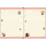 Caderno Tilibra Brochura Colegial Loveland Capa Dura Folhas Decoradas Vintage - 80 Folhas