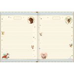Caderno Tilibra Brochura Colegial Loveland Capa Dura Folhas Decoradas Vintage - 80 Folhas