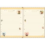 Caderno Tilibra Brochura Colegial Loveland Capa Dura Folhas Decoradas Vintage - 80 Folhas
