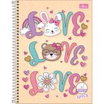 Caderno Quadriculado Tilibra Spice Espiral Capa Dura 1x1 cm - 80 Folhas