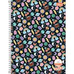 Caderno Quadriculado Tilibra Spice Espiral Capa Dura 1x1 cm - 80 Folhas