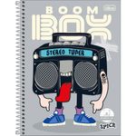 Caderno Quadriculado Tilibra Spice Espiral Capa Dura 1x1 cm - 80 Folhas