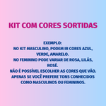 Kit Material Escolar Volta às Aulas 2026 - 24 Itens Essenciais Tom Pastel Masculino Feminino Estojo