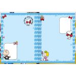Caderno Tilibra Brochura Colegial Snoopy Capa Dura Folhas Decoradas - 160 ou 80 Folhas