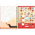 Caderno Colegial Brownie Tilibra Capa Dura Fofo Cachorrinho Salsicha - 1 ou 10 Matérias