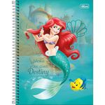 Caderno Universitário Princesas Disney Fit Tilibra Capa Dura Fofo - 1 ou 10 Matérias