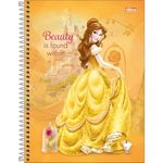 Caderno Universitário Princesas Disney Fit Tilibra Capa Dura Fofo - 1 ou 10 Matérias