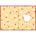 Caderno Tilibra Brochura Colegial Branca de Neve Capa Dura Folhas Decoradas Vintage - 160 ou 80 Folhas