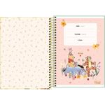 Caderno ou Caderneta Tilibra Ursinho Pooh Capa Dura 1/4 ou 1/8 - 80 Folhas