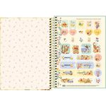 Caderno ou Caderneta Tilibra Ursinho Pooh Capa Dura 1/4 ou 1/8 - 80 Folhas