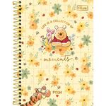 Caderno ou Caderneta Tilibra Ursinho Pooh Capa Dura 1/4 ou 1/8 - 80 Folhas