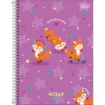 Caderno Universitário Tilibra Holly Espiral Capa Dura - 10 ou 1 Matéria