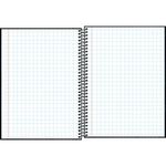 Caderno Quadriculado Tilibra Zip Espiral Capa Dura 7x7 mm - 80 Folhas