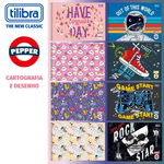 Caderno de Cartografia e Desenho Tilibra Pepper Espiral Capa Dura 80 Folhas