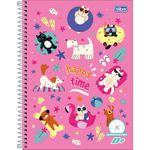Caderno Quadriculado Tilibra D+ Capa Dura Espiral 0.7cm ou 1cm - 96 Folhas