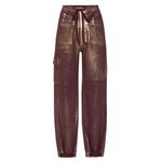CALÇA PARACHUTE FOIL DOURADO - MILLENNIUM