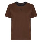 CAMISETA BABY TEE LOGO MARROM - ERA