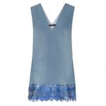 VESTIDO CURTO BLUE JEANS PAETÊ - DECADE