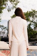 BLUSA TULE BORDADO OFF WHITE - PULSE