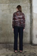 JAQUETA BOMBER DOUBLE ORGANZA DE SEDA - ALICE