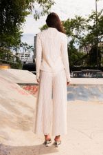 CALÇA TULE BORDADO OFF WHITE - PULSE