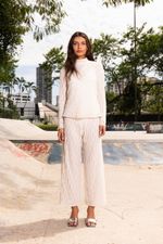 CALÇA TULE BORDADO OFF WHITE - PULSE