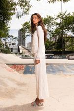 CALÇA TULE BORDADO OFF WHITE - PULSE