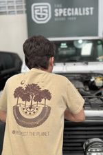CAMISETA PREMIUM UNISSEX RESPECT THE PLANET AREIA