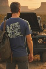 CAMISETA PREMIUM UNISSEX MOTOR TDI AZUL MARINHO