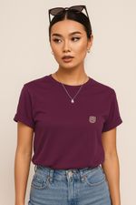 CAMISETA PREMIUM UNISSEX DESENHO TÉCNICO BORDÔ