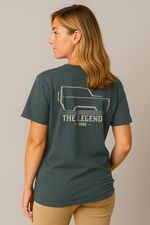 CAMISETA PREMIUM UNISSEX THE LEGEND 1948 VERDE ESMERALDA