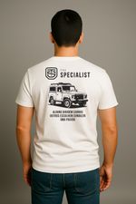 CAMISETA PREMIUM UNISSEX THE SPECIALIST MANIFESTO BRANCO