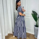 Vestido Tricoline 100% Algodão com Manga