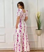 Vestido Tricoline 100% Algodão com Manga