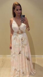 Vestido Longo - Viscolinho