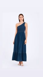 Vestido Um Ombro - Jeans
