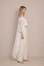 Blusa Chiffon - Manga Longa e Cauda