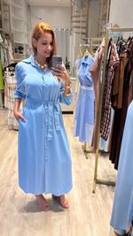 Chemise Mayle Manga Longa Pastel