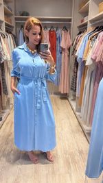 Chemise Mayle Manga Longa Pastel