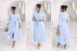Chemise Mayle Manga Longa Pastel