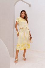 Conjunto Saia & Blusa - Viscolinho