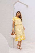 Conjunto Saia & Blusa - Viscolinho
