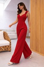 Macacão Pantalona Viscose - Lastex nas Costas